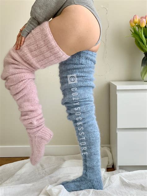 thigh high socks and sweater|thigh high sweater stockings.